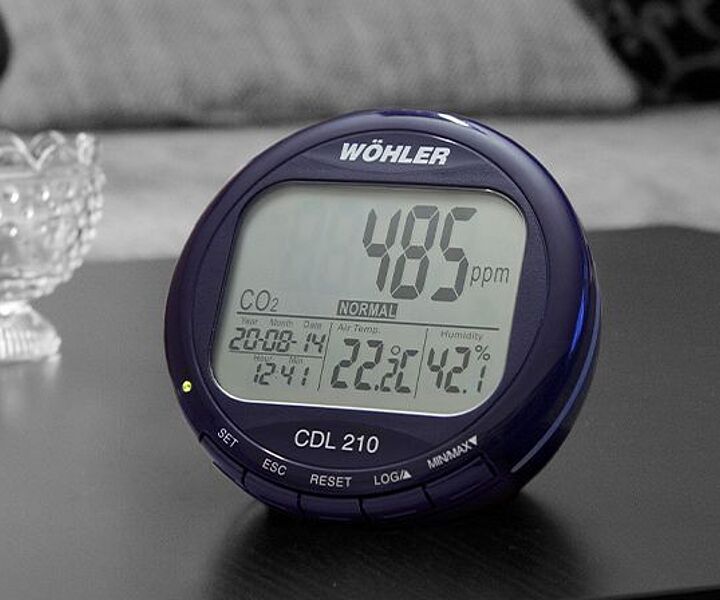 [Translate to United States:] CO2 Messungen in Wohnräumen