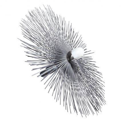 Threaded Brush, Spring Steel, Flat Wire